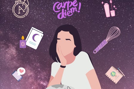 It is a illustration of a girl.