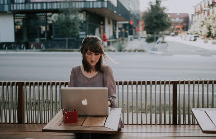 Woman working outside on Laptop by Christin Hume for Unsplash?width=719&height=464&fit=crop&auto=webp
