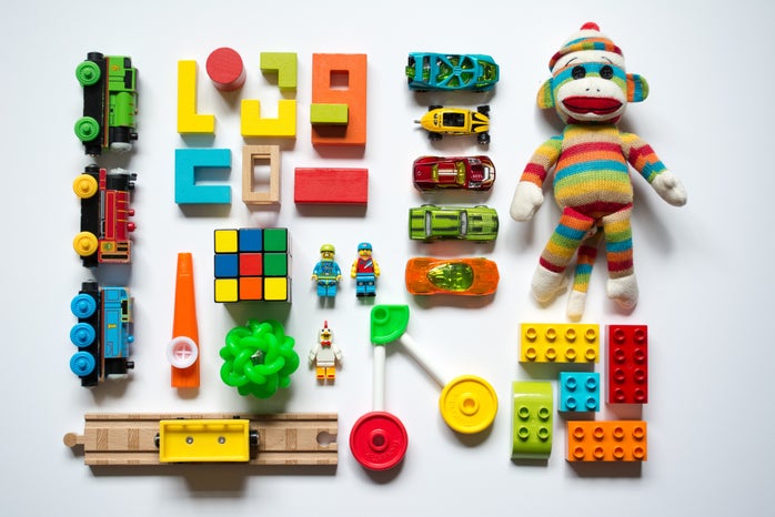 colorful children's toys