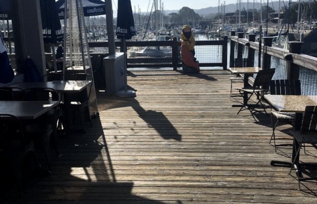 A boardwalk restaurant in Monterey California