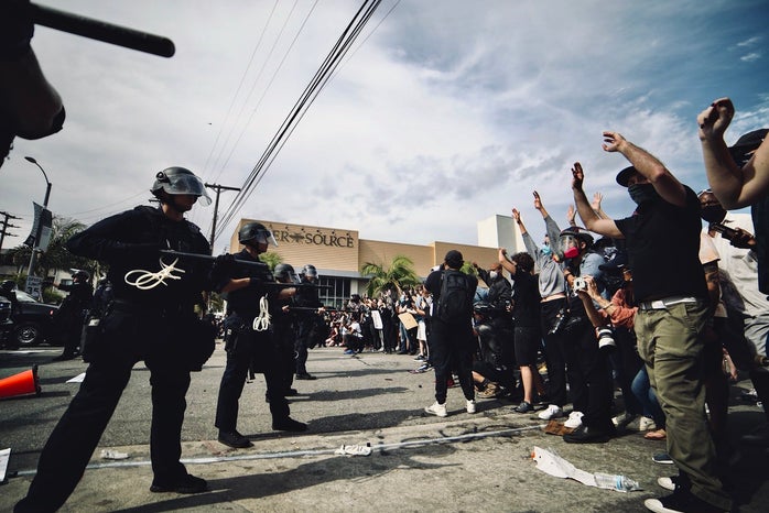 Los Angeles Black Lives Matter protest