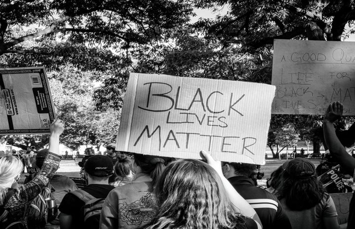 black lives matter protest signs