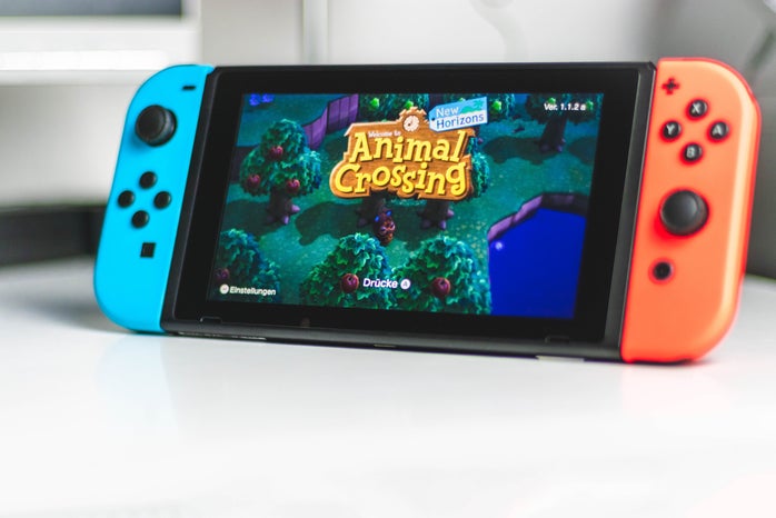 Animal Crossing: New Horizons on the Nintendo Switch
