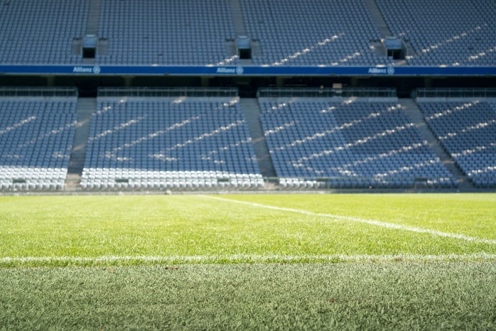 football field during day time
