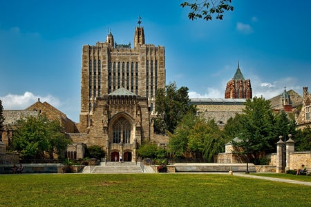 medieval architecture building with grass courtyard