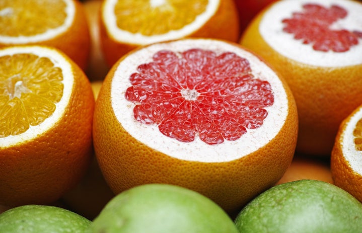 citrus fruits, close-up, food