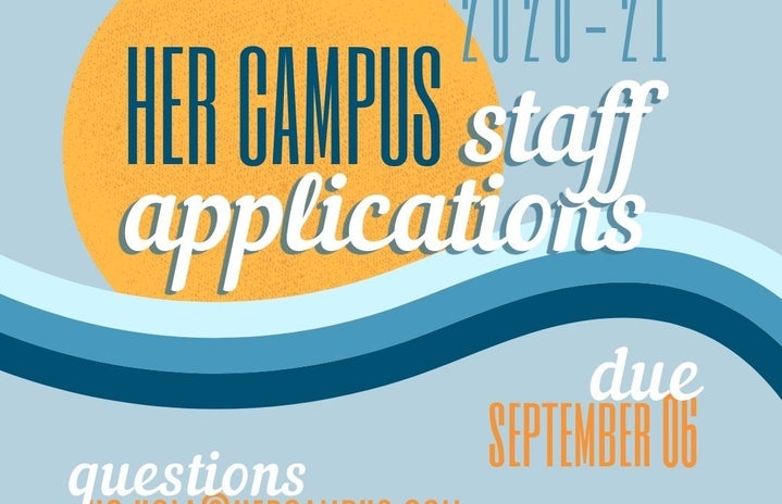 Her Campus UCLA Fall Application Graphic