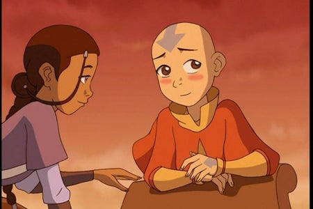 Aang and Katara from Avatar the Last Airbender