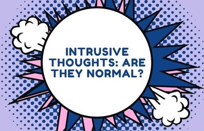 Canva article Graphic. Intrusive Thoughts Are They Normal