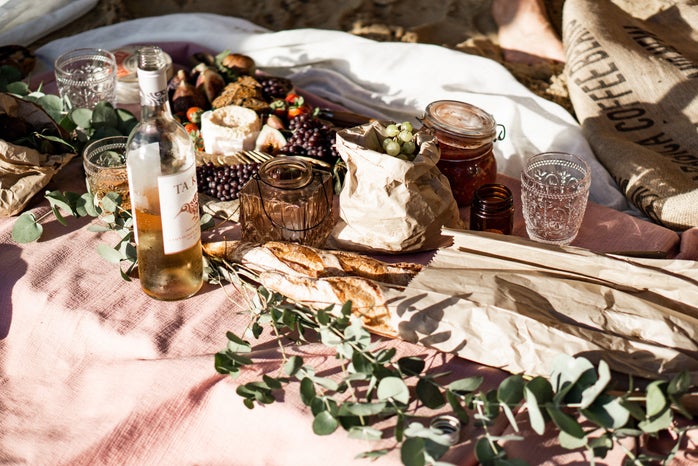 Cute artsy picnic