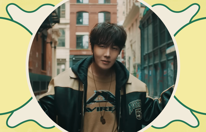 j-hope in the \"on the street\" music video