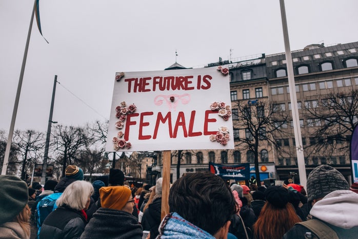 The future is female sign by Unsplash?width=698&height=466&fit=crop&auto=webp