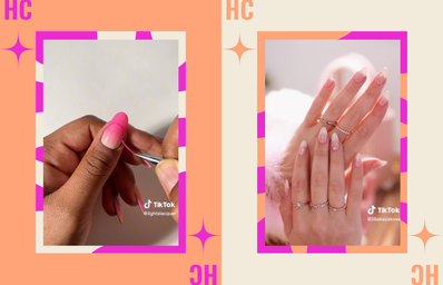 french ombre nail ideas from tiktok