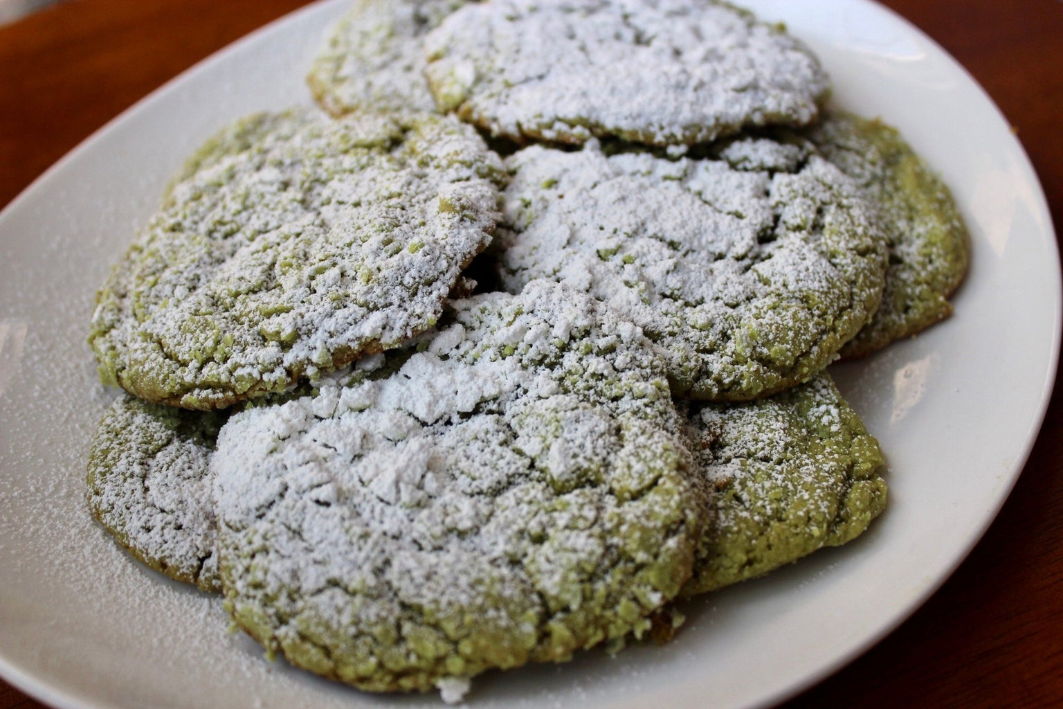 Photo of matcha cookies