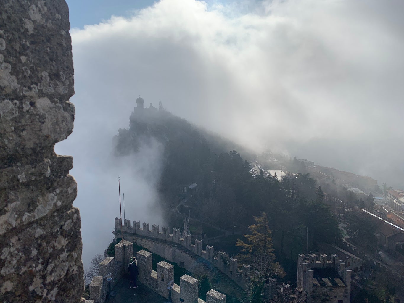 Tower in Fog, San Marino