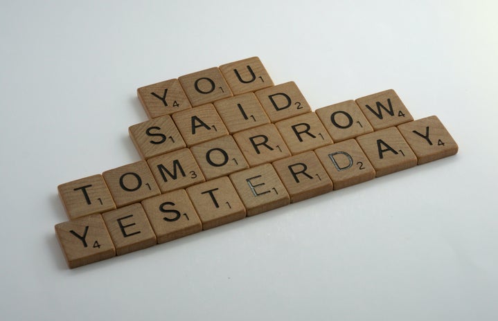 letter blocks used to make a quote