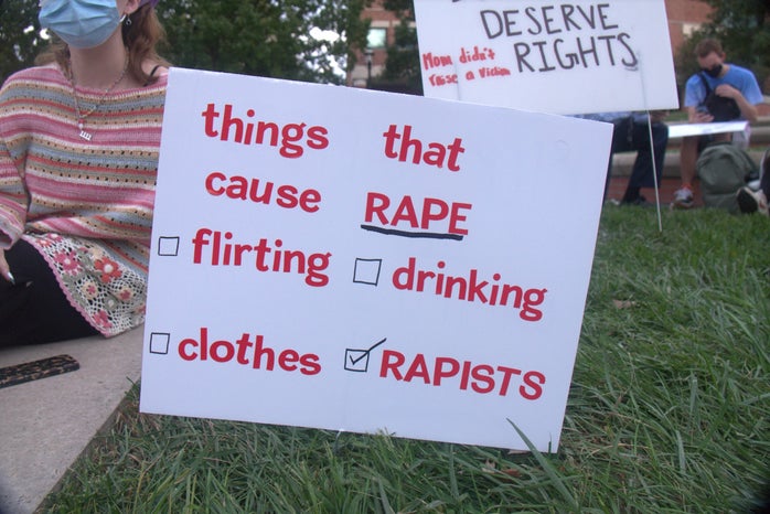 Sexual assault protest at Mizzou