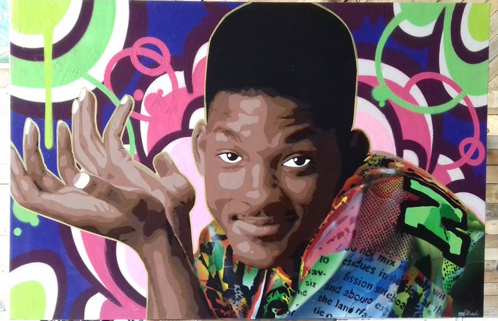 Fresh Prince of Bel-Air Will Smith paiting