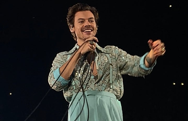 Harry Styles at the Love On Tour Orlando show.