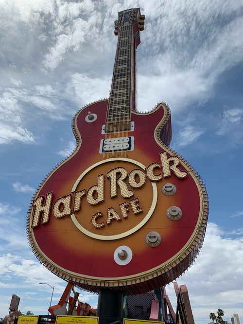 Hard Rock Neon Sign Las Vegas