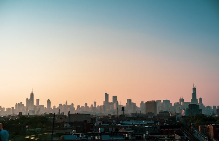 Chicago city landscape at sunrise by Brad Knight?width=719&height=464&fit=crop&auto=webp