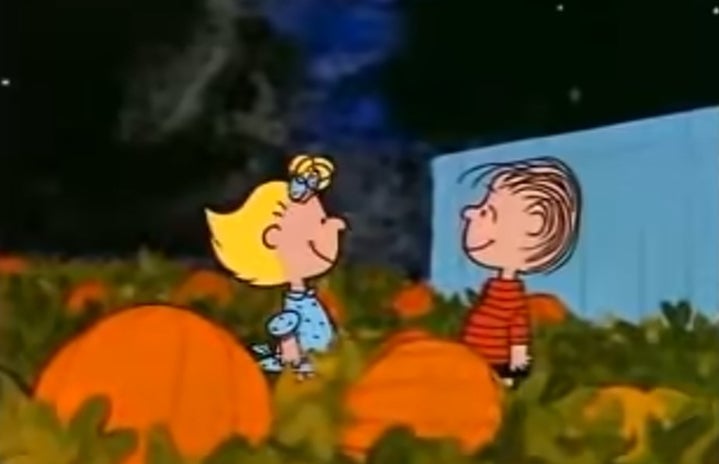 Linus & Sally from \"It\'s the Great Pumpkin, Charlie Brown\"