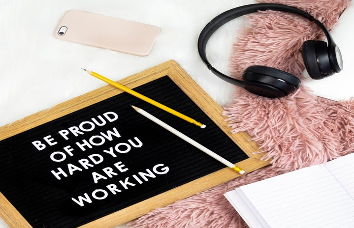 Be proud of how hard you are working sign by Emma Matthews Digital Content Production on Unsplash?width=719&height=464&fit=crop&auto=webp