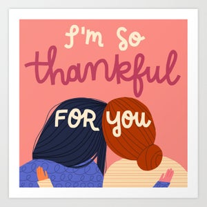 Thankful For You Art Print Society6?width=300&height=300&fit=cover&auto=webp
