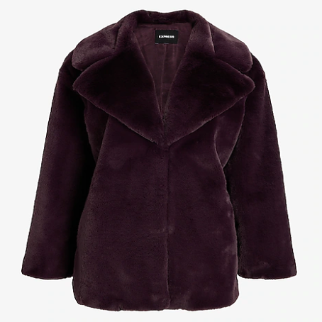 Express purple coat