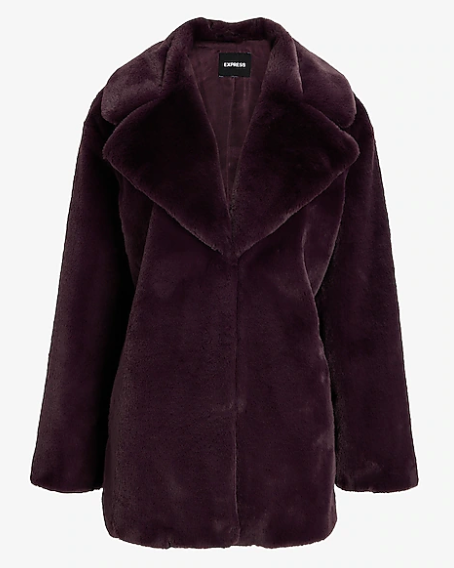 Express purple coat