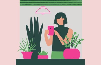 woman at home with plants and phone?width=398&height=256&fit=crop&auto=webp