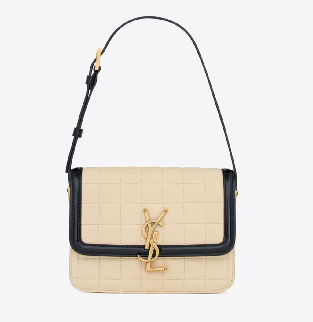 SOLFERINO SMALL SATCHEL IN QUILTED SUEDE