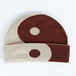 yin yang beanie winter hat ideas