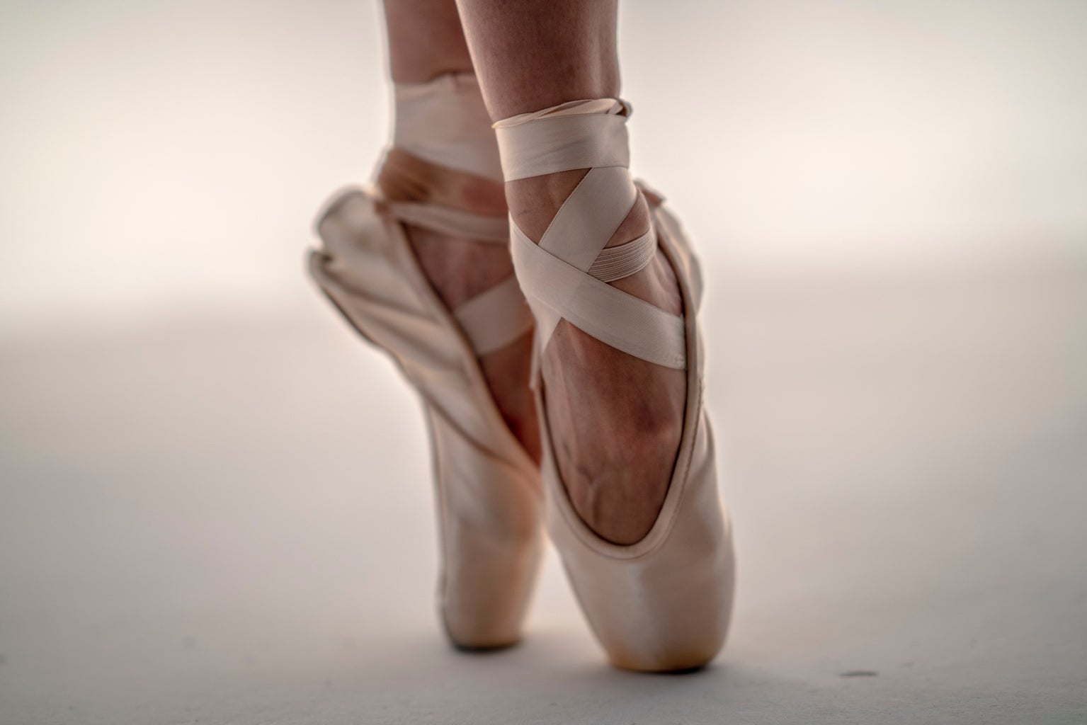 pointe shoes close