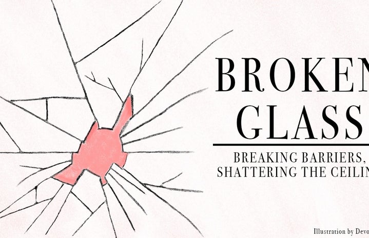 broken glass graphic