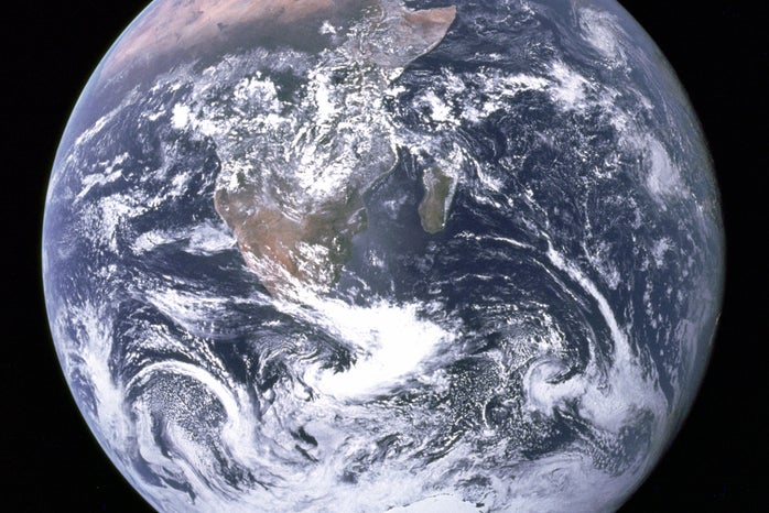Earth as seen from space
