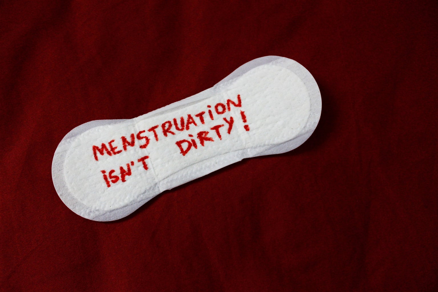 Menstrual pad for period