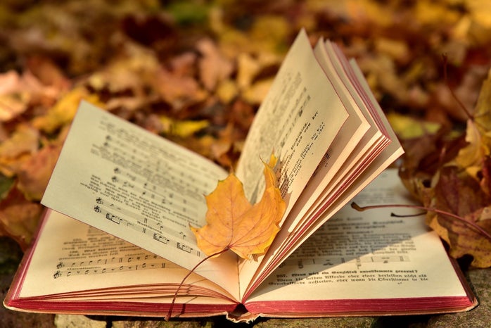 Book of Music in Leaves