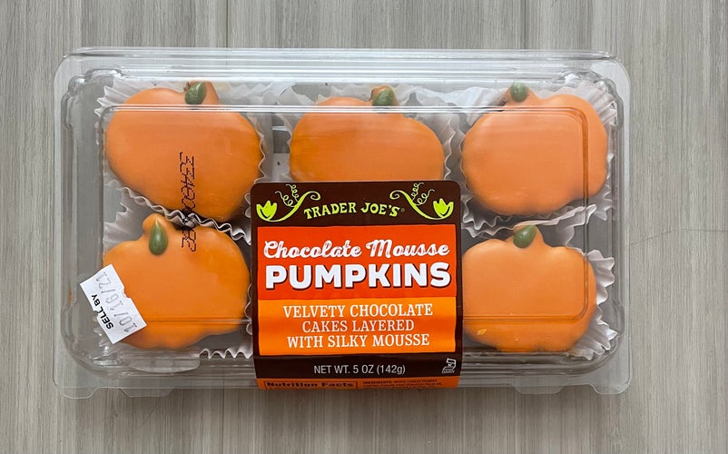 Trader Joe\'s pumpkin chocolate mousse