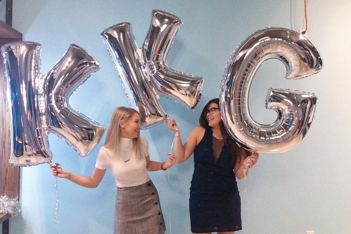 sorority sisters holding silver KKG balloons by Erin Coughenour?width=698&height=466&fit=crop&auto=webp
