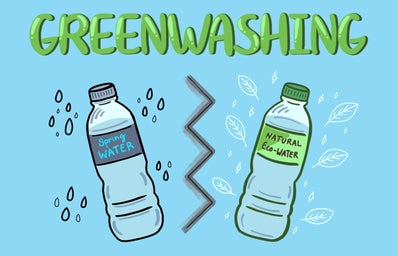 greenwashing infographic