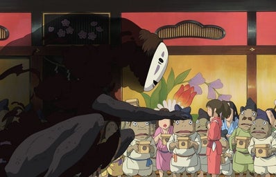 Screen stills from Ghibli movies.