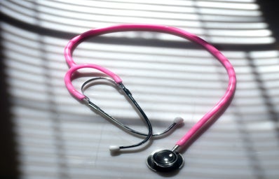 pink stethoscope