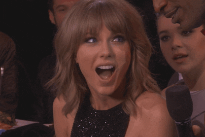 taylor swift excited gif