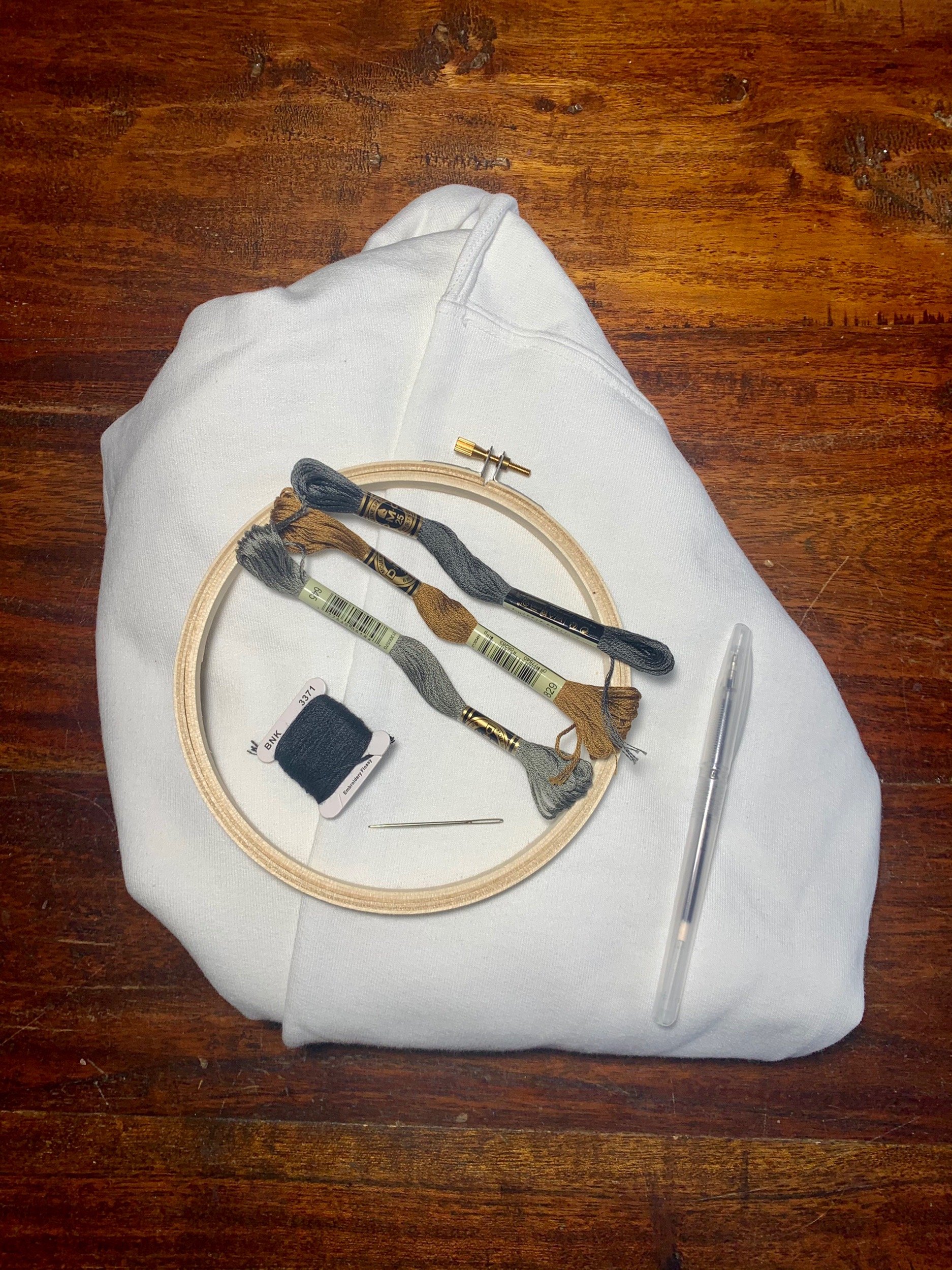 appa embroidery sweatshirt
