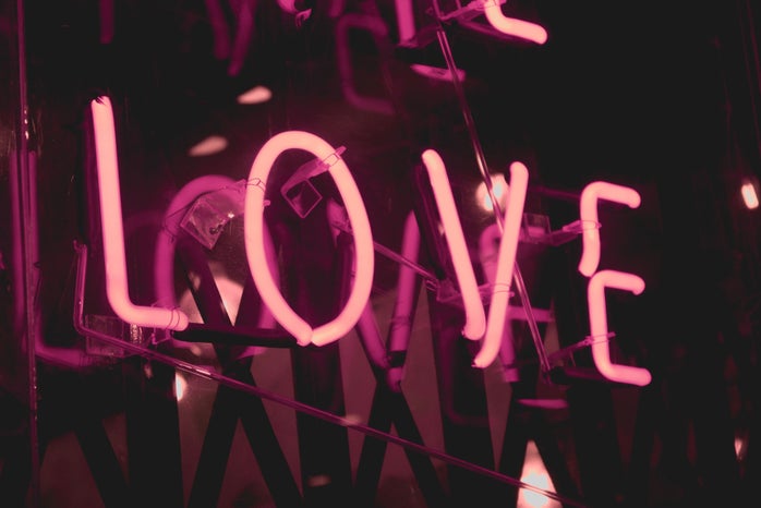 Pink neon love sign by Shaira Dela Pena?width=698&height=466&fit=crop&auto=webp