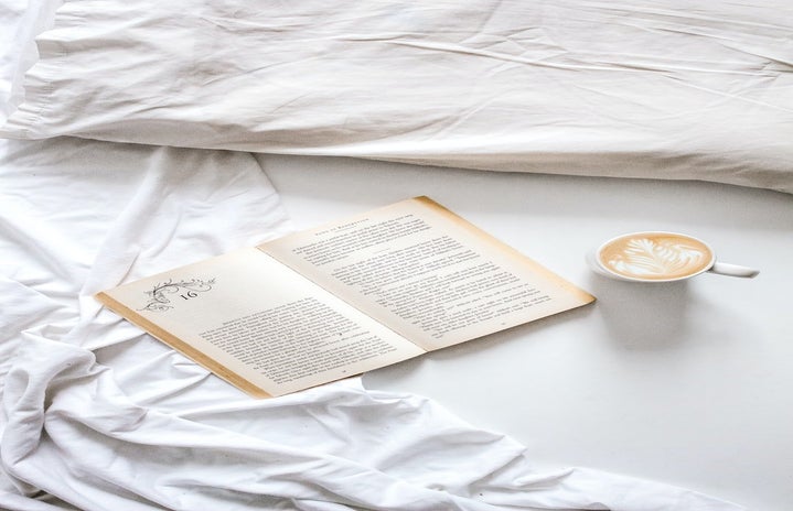 book with latte in bed by unsplash?width=719&height=464&fit=crop&auto=webp