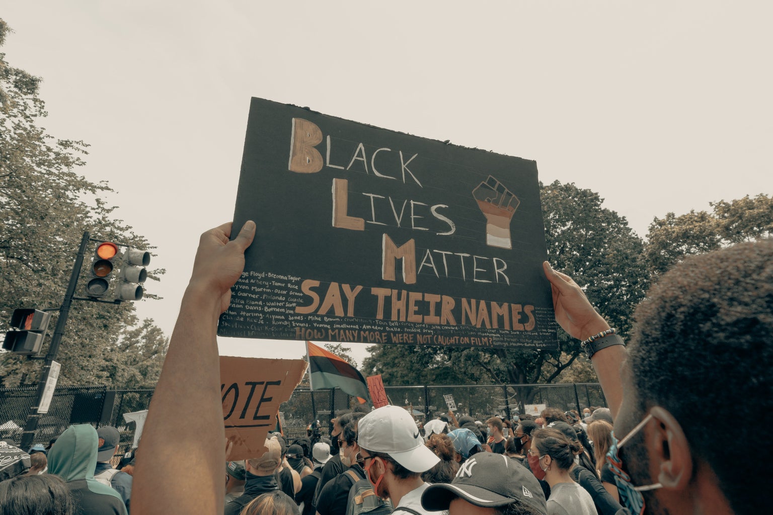 Black Lives Matter protest poster