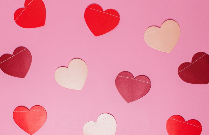 Valentine\'s Day Hearts Pink Background
