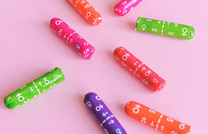 Colorful tampons on a pink background by Anna Shvets?width=719&height=464&fit=crop&auto=webp